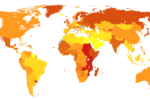 Rheumatoid Arthritis world map